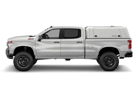 Silverado/Sierra Truck Bed Cap SmartCapEVOc Commercial OEM White For 19-24 Chevrolet Silverado/Sierra 1500 5.8 Foot Short Bed SmartCap