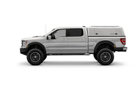 F-150 Truck Bed Cap SmartCapEVOc Commercial OEM White For 15-20 Ford F-150 5.5 Foot Short Bed SmartCap