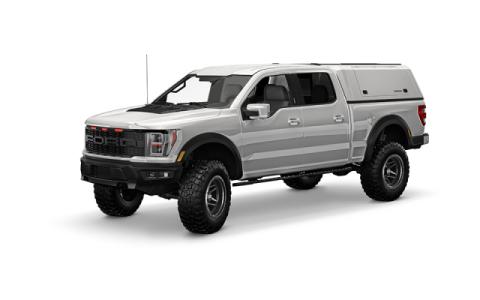F-150 Truck Bed Cap SmartCapEVOc Commercial OEM White For 15-20 Ford F-150 5.5 Foot Short Bed SmartCap