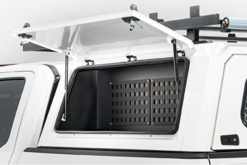 Tundra Truck Bed Cap SmartCapEVOc Commercial OEM White For 07-21 Toyota Tundra 5.5 Foot Short Bed SmartCap