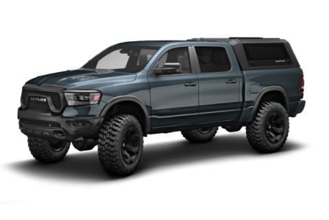 RAM 1500 Truck Bed Cap SmartCapEVO Sport Matte Black For 19-24 RAM 1500 6.4 Foot Standard Bed SmartCap