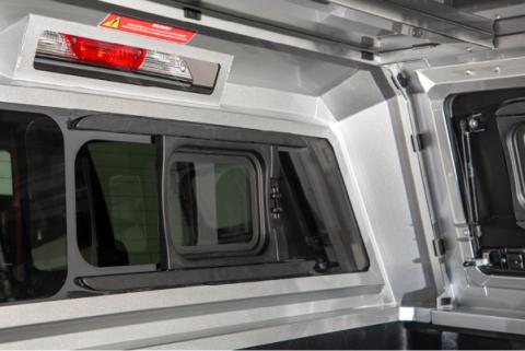 RAM 1500 Truck Bed Cap SmartCapEVO Sport Matte Black For 19-24 RAM 1500 6.4 Foot Standard Bed SmartCap