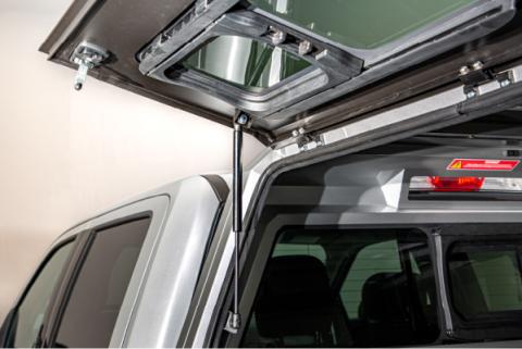 RAM 1500 Truck Bed Cap SmartCapEVO Sport Matte Black For 19-24 RAM 1500 6.4 Foot Standard Bed SmartCap
