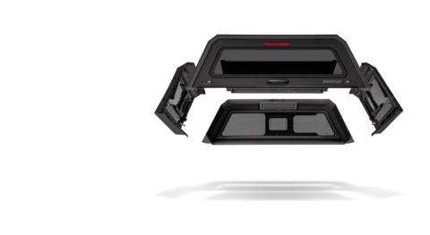 Tacoma Truck Bed Cap SmartCapEVO Sport Matte Black For 24-Present Toyota Tacoma 6 Foot Standard Bed RSI SmartCap