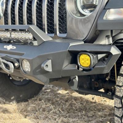 Mid Front Bumper With Winch Plate For 18-25 Jeep Wrangler JL 2-4 Door 20-25 Gladiator Rock Slide Engineering