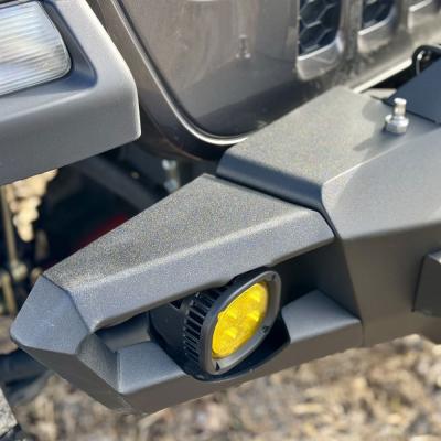 Mid Front Bumper With Winch Plate For 18-25 Jeep Wrangler JL 2-4 Door 20-25 Gladiator Rock Slide Engineering