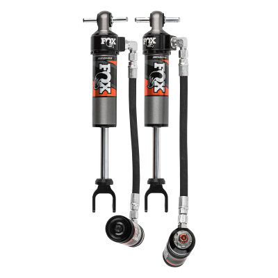 20-Up Silverado/Sierra 2500/3500 w/ UCA Front Performance Elite 2.5 Remote Reservoir 5.7 Inch 1.5-2.5 Inch Lift Dual Speed Compression Adjuster Fox Offroad Shocks