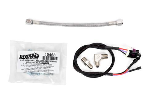Jeep Wrangler JL/JLU & Gladiator JT Arb Twin Compressor Under Seat Mounting Bracket Kit Grimm Offroad