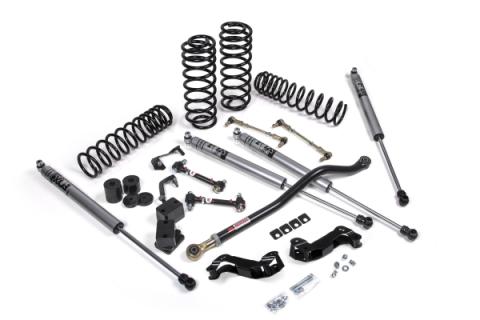 2018-2024 Jeep Wrangler JL J-Kontrol 3 Inch Lift Kit 2 Door w/Fox Adventure Series Shocks HD Rate Coils JSPEC
