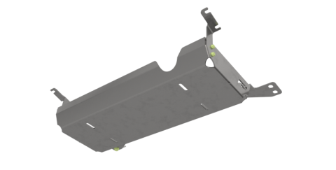 Jeep JL Muffler Skid Plate 2018-Present Wrangler JL Motobilt