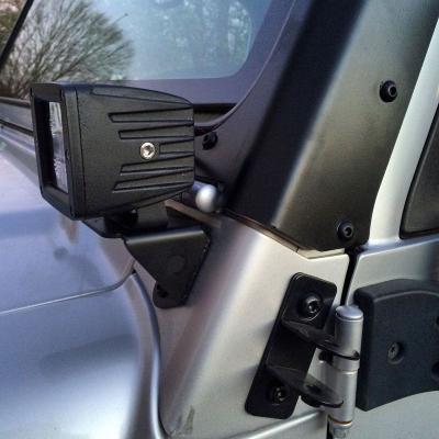 A-Pillar LED Light Mounts for Jeep TJ/LJ Motobilt