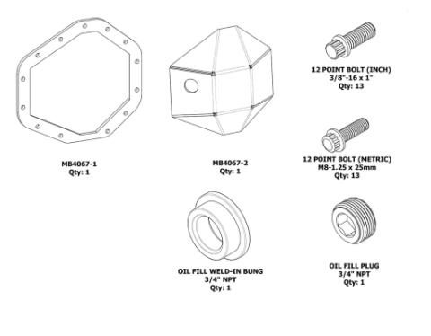 DIY 13 Bolt DIFF Cover Motobilt