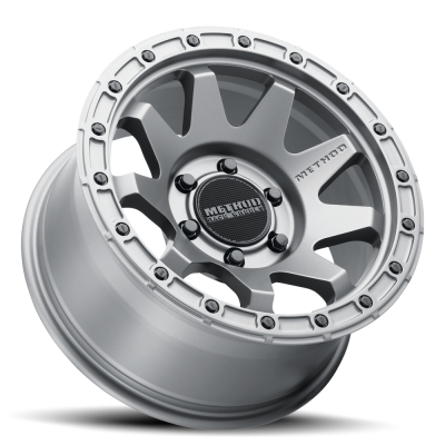 Aluminum Wheels 20x9 MR317 Bolt Pattern 6 On 139.7 Offset 0 Lip Size 0.83 Matte Titanium GY Method