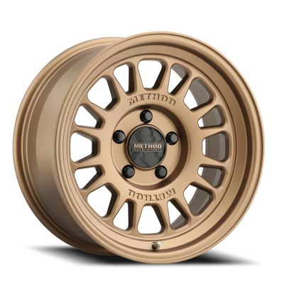 Aluminum Wheels 18x8.5 MR318 Bolt Pattern 5 On 150 Offset 40 Lip Size 1.22 Method Bronze BZ Method