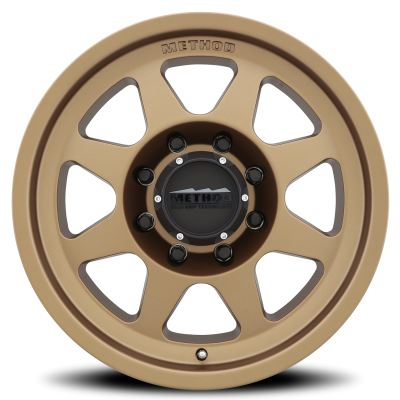 Aluminum Wheels 18x9 HD Bead Grip MR701 Bolt Pattern 8 On 165.1 Offset 18 Lip Size 1.81 Method Bronze BRZ Method