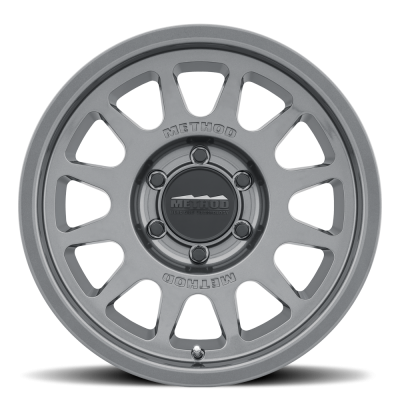 Aluminum Wheels 17x8.5 Bead Grip MR703 Bolt Pattern 6 On 135 Offset 0 Lip Size 1.18 Gloss Titanium SL Method
