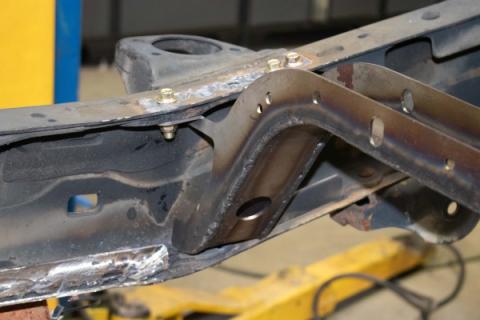 Forward Fuel Tank Crossmember For 2005-2015 Toyota Tacoma Rust Buster