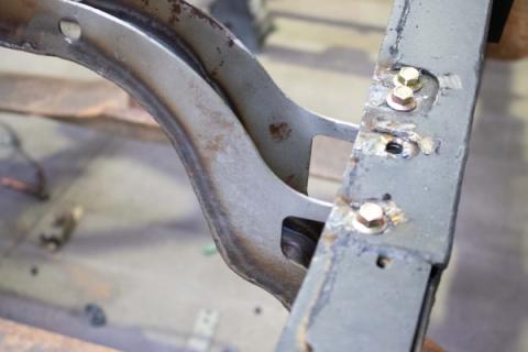 Forward Fuel Tank Crossmember For 2005-2015 Toyota Tacoma Rust Buster