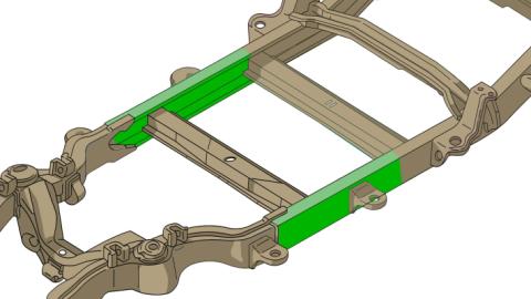 Center Frame Repair Kit For 88-98 Chevy C/K1500 Passenger Side Rust Buster Frameworks