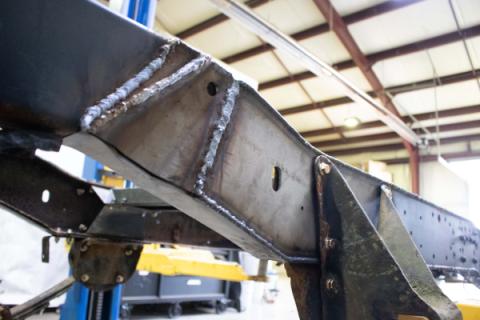 Leaf Spring Frame Repair Kit For 1973-1987 Chevy K10/K20 Passenger Side Rust Buster Frameworks