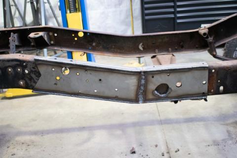 Center Forward Frame Repair Kit For 1973-1987 Chevy K10/K20 Driver Side Rust Buster Frameworks