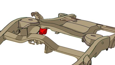 Rear Track Bar Bracket For 2000-2014 GM SUV's Rust Buster Frameworks