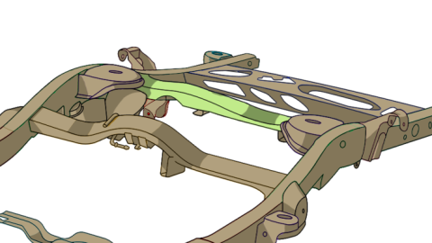 Track Bar Crossmember For 2007-2014 GM SUV's Rust Buster Frameworks