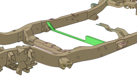 Front Frame Support Crossmember For 2007-2014 GM SUV's Rust Buster Frameworks