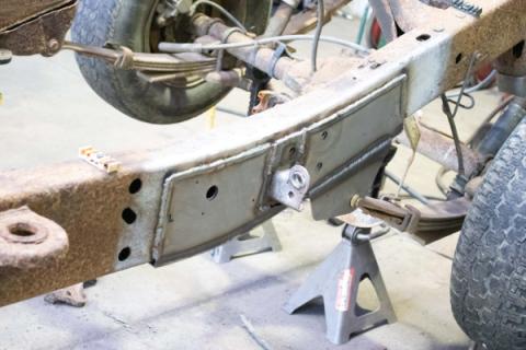 Leaf Spring Frame Repair Kit For 94-04 Chevy S10/GMC Sonoma Driver Side Rust Buster Frameworks