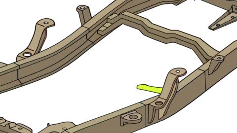 Fuel Tank Support Bracket For 94-04 Chevy S10/GMC Sonoma Rust Buster Frameworks