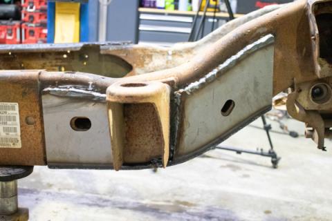 Front Frame Repair Kit Driver Side For 2001-2010 GM Pickups Rust Buster