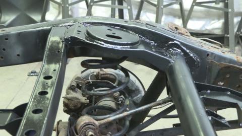 Rear Upper Coil Spring Bucket and Shock Mount For FJ Cruiser and 4Runner Driver Side Rust Buster Frameworks