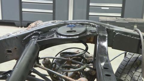 Rear Upper Coil Spring Bucket and Shock Mount For FJ Cruiser and 4Runner Driver Side Rust Buster Frameworks