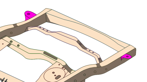 Rear Body Frame Mount For 4Runner and FJ Cruiser Rust Buster Frameworks