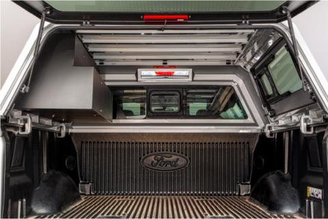 Truck Bed Drawer Drawer-Bin Full-Size EVO and EVOc Applications 5.5 Foot or 6.5 Foot Bed Left Side Mount SmartCap(R) ‚Дц–о—Ь‚Дм–ж‚Дм—о Fits Caps w/Serial #'s ending in "MB" "WH" or "SA"