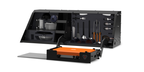 Kitchen-Bin Full-Size EVO EVOa and EVOc Applications 5.5/6.5 Foot Bed Right Side Mount SmartCap Fits Caps w/Serial #'s ending in "NA"