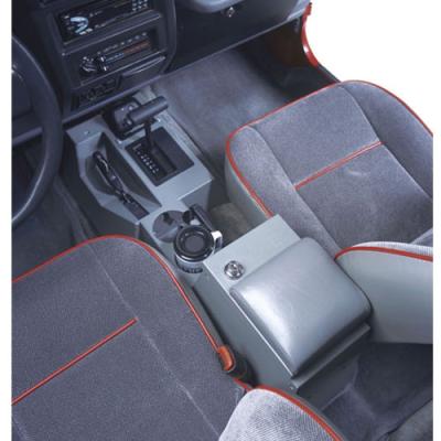 Series II Center Console - 97-06 Wrangler TJ w/o Factory Subwoofer Full Black Tuffy Security Products