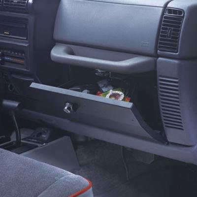 Glove Box - 97-06 Wrangler TJ Locking Black Tuffy Security Products
