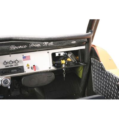 Glove Box - 66-77 Bronco Locking Black Tuffy Security Products