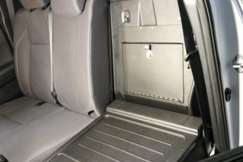 Rear Cubby Cover 05-22 Tacoma Crew Cab Black Tuffy Security Products
