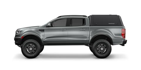Ranger Truck Bed SmartCapEVOa  Adventure Matte Black 2024 Ford Ranger 5 Foot Short Bed SmartCap
