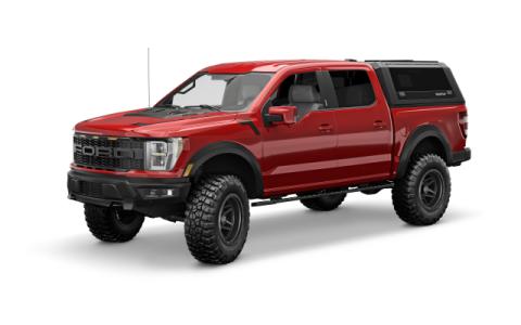 F-150 Truck Bed Cap SmartCapEVO Sport Matte Black For 21-24 Ford F-150 5.5 Foot Short Bed SmartCap