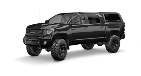 Tundra Truck Bed Cap SmartCap EVO Sport Matte Black For 22-24 Toyota Tundra 5.5 Foot Short Bed SmartCap