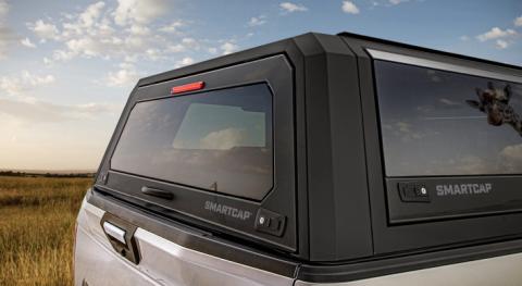Tacoma Truck Bed Cap SmartCapEVO Sport Matte Black For 24-Present Toyota Tacoma 5 Foot Short Bed RSI SmartCap