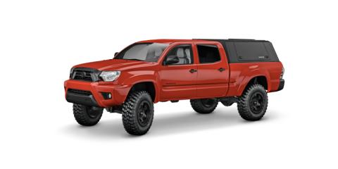 Tacoma Truck Bed Cap SmartCap EVO Sport Matte Black For 05-15 Toyota Tacoma 6 Foot Standard Bed RSI SmartCap
