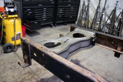 Spare Tire Crossmember For 01-10 GM Pickups Rust Buster Frameworks