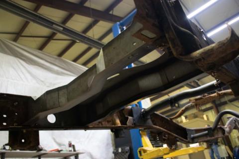 Spare Tire Crossmember For 01-10 GM Pickups Rust Buster Frameworks