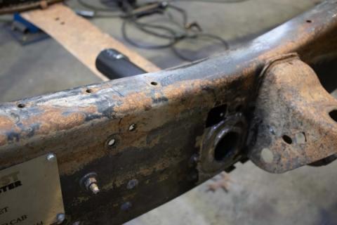 Diesel Fuel Cooler Bracket For 01-10 GM Pickups Rust Buster Frameworks