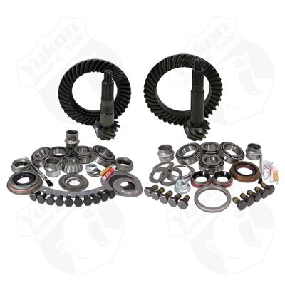 Yukon Gear And Install Kit Package For Jeep TJ With Dana 30 Front And Model 35 Rear 4.56 Ratio Yukon Gear &amp; Axle