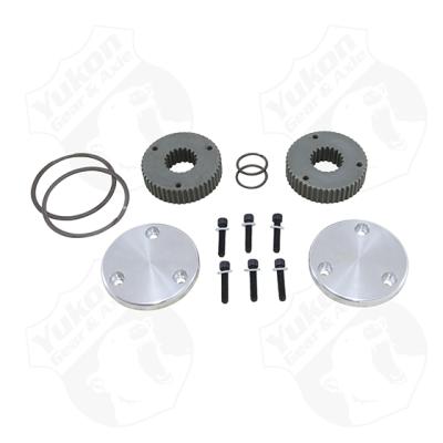 Yukon Hardcore Drive Flange Kit For Dana 44 19 Spline Outer Stubs Non-Engraved Caps Yukon Gear & Axle